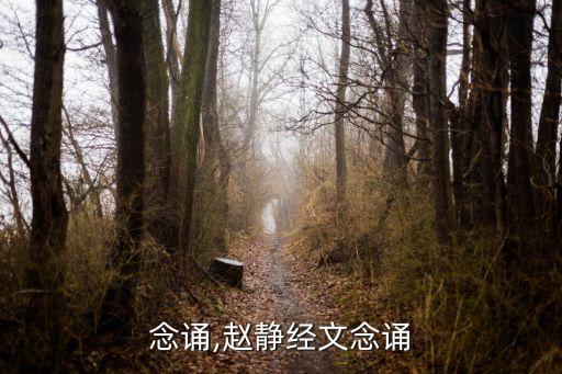 经文念诵,赵静经文念诵