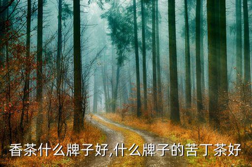 迷迭香茶什么牌子好,什么牌子的苦丁茶好?