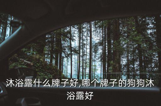 日本沐浴露什么牌子好,哪个牌子的狗狗沐浴露好?